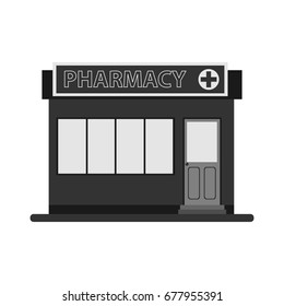 Pharmacy, Pharmacy Icon. Flat Design, Vector Illustration, Vector.