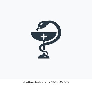 Pharmacy icon isolated on clean background. Pharmacy icon concept drawing icon in modern style. Vector illustration for your web mobile logo app UI design.