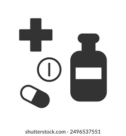 Pharmacy icon isolated on white background. Newsstand symbol modern, simple, vector, icon for website design, mobile app, ui. Vector Illustration