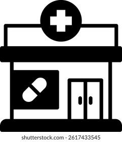 Pharmacy Icon Mixed Vector Illustration