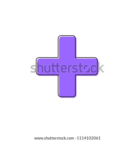 Pharmacy icon, outline design template, vector illustration