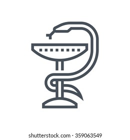 Pharmacy icon suitable for info graphics, websites and print media and  interfaces. Line vector icon.