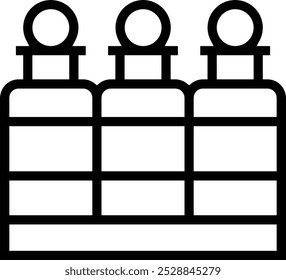 pharmacy icon. Thin linear style design isolated on white background