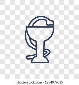 Pharmacy icon. Trendy linear Pharmacy logo concept on transparent background from Health and Medical collection