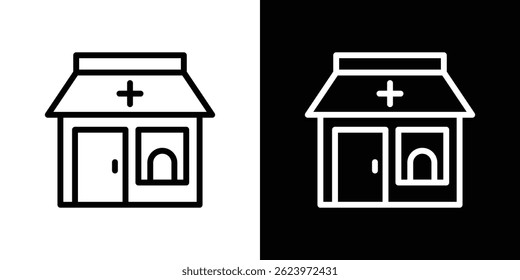 Pharmacy icon vector, illustration logo template in trendy style