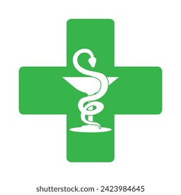Pharmacy icon vector illustration symbol design
