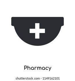 Pharmacy icon vector isolated on white background for your web and mobile app design, Pharmacy logo concept