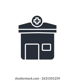 pharmacy icon. vector.Editable stroke.linear style sign for use web design,logo.Symbol illustration.