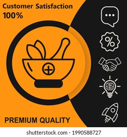 Pharmacy icon. With yellow and black background option