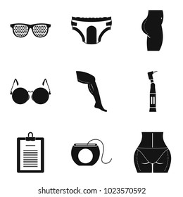 Pharmacy icons set. Simple set of 9 pharmacy vector icons for web isolated on white background