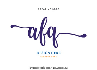 pharmacy letter AFQ logo is simple, easy to understand and authoritative
