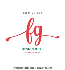 pharmacy letter FG logo is simple, easy to understand and authoritative