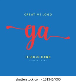 pharmacy letter GA logo is simple, easy to understand and authoritative
