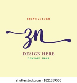 pharmacy letter ZN logo is simple, easy to understand and authoritative