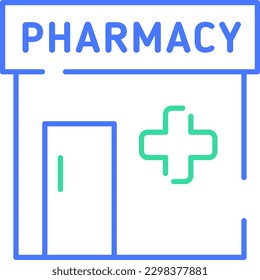 Pharmacy line icon Set is designed with suitable visuals for all medical and healthcare