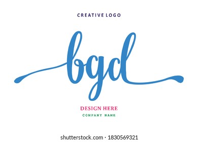 pharmacy logo composition of the letter BGD is simple, easy to understand, simple and authoritative