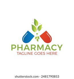 Pharmacy Logo Design Concept Vector Template,
Medical and Health Care Logo icon
