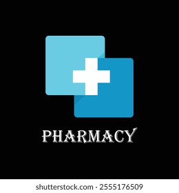 Pharmacy logo design in illustrator
