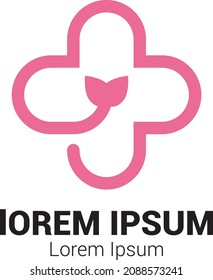 pharmacy logo design spring leef