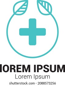 pharmacy logo design spring leef
