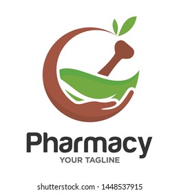 Pharmacy Logo Design Stock Vector