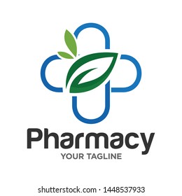 Pharmacy Logo Design Stock Vector