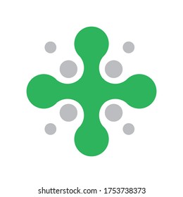 Pharmacy logo design vector. Medical and herbal icon.