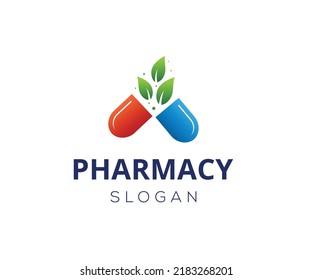 Pharmacy Logo Design Vector Template