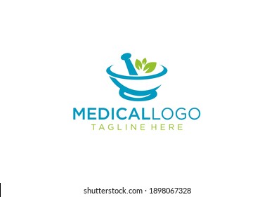 Pharmacy logo designs concept on white background