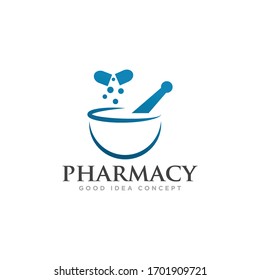 Logo-Design-Vektorgrafik für Pharmacy