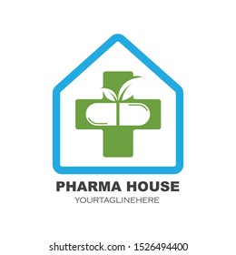 pharmacy logo icon vector illustration design template