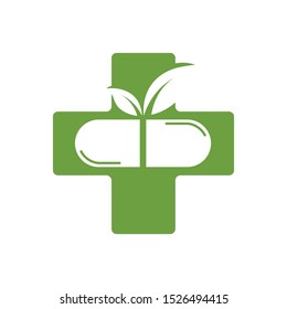 pharmacy logo icon vector illustration design template