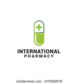 Pharmacy logo icon vector template.