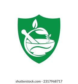 pharmacy logo icon vector template.herbal medicine logo