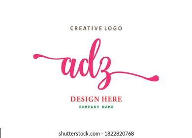 pharmacy logo letter ADZ is simple, easy to understand and authoritative