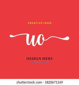 pharmacy logo letter UO is simple, easy to understand and authoritative