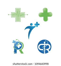 PHARMACY LOGO PHARMACIE VECTOR