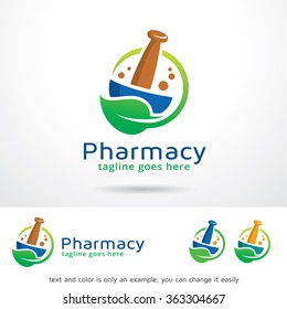 Pharmacy Logo Template Design Vector