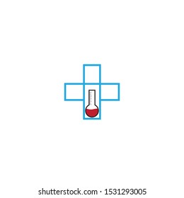 Pharmacy logo template vector icon design