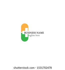 Pharmacy logo template vector icon design