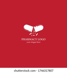 Pharmacy logo template vector icon design