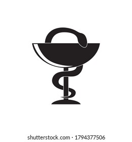 Pharmazie-Logo, Vektordesign