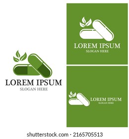 Pharmacy logo vector template illustration