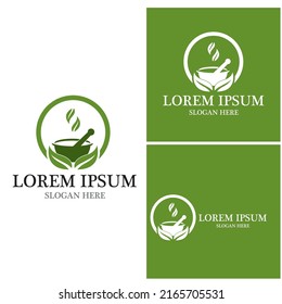Pharmacy logo vector template illustration