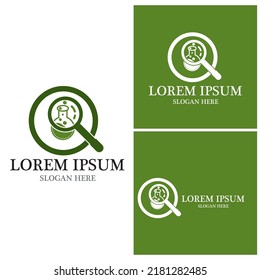 Pharmacy logo vector template illustration