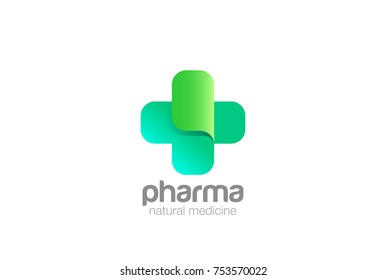 Pharmacy Medical Clinic Cross Logo Design Stock Vector (Royalty Free ...