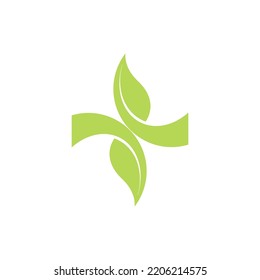Pharmacy medical health care logo and icon for company vector design.