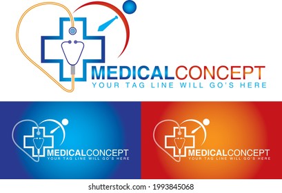Logotipo de icono del vector médico de farmacia 
