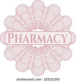 Pharmacy money style rosette