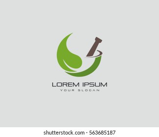 Pharmacy Mortar And Pestle Logo